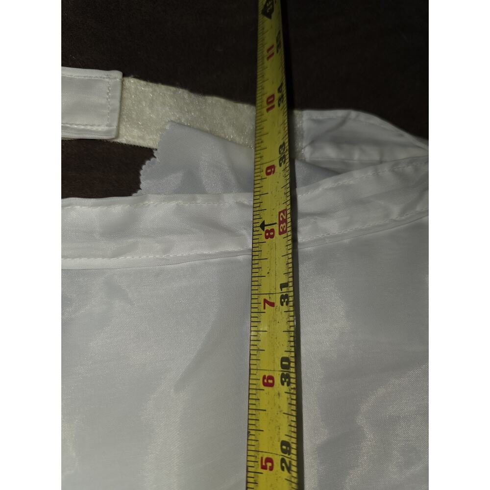 Vtg Hoopless Petticoat Crinoline Underskirt Tiered Lace Ball Gown USA Made M - Picture 7 of 8